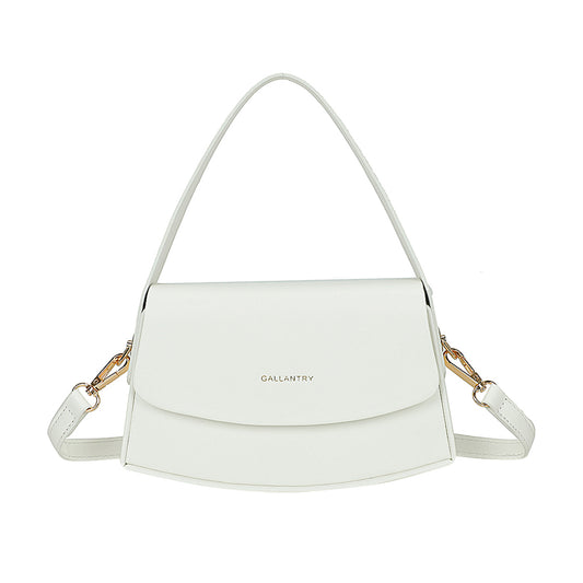 Sac Baguette à Épaule Bandoulière La Discrétion Blanc