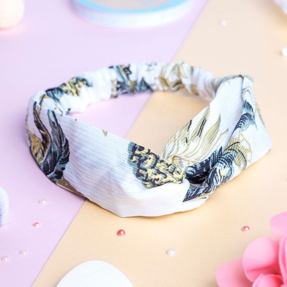 Bandeau Blanc Cheveux | Adopte un Chouchou