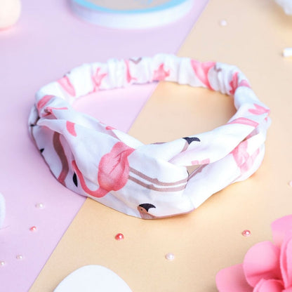 Bandeau Cheveux Flamand Rose| Adopte un Chouchou