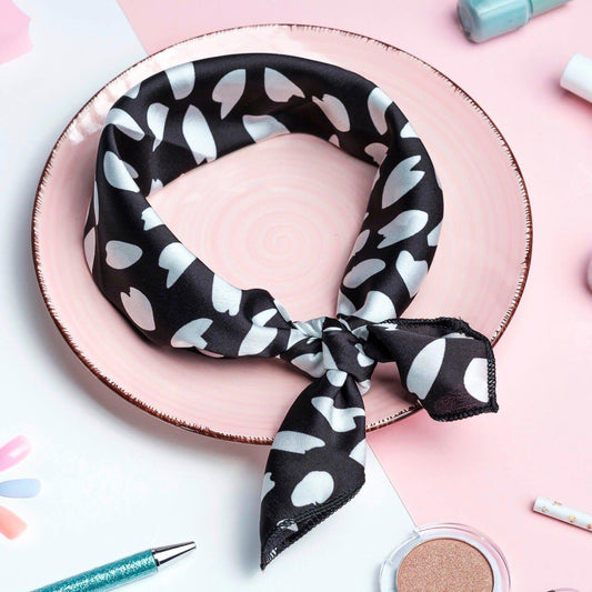 bandana cheveux femme noir