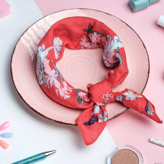 bandana cheveux fleuri