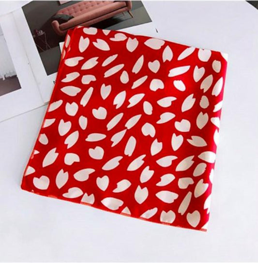 bandana rouge et blanc