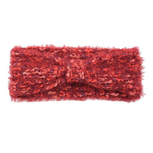bandeau cheveux hiver rouge