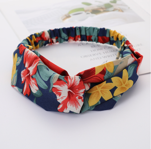 headband femme fleurs
