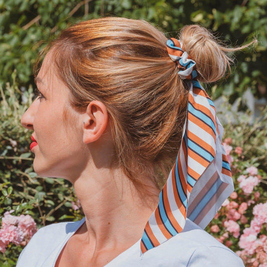 chouchou foulard multicolore