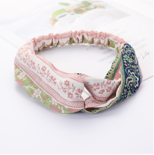 headband cheveux motif fleur