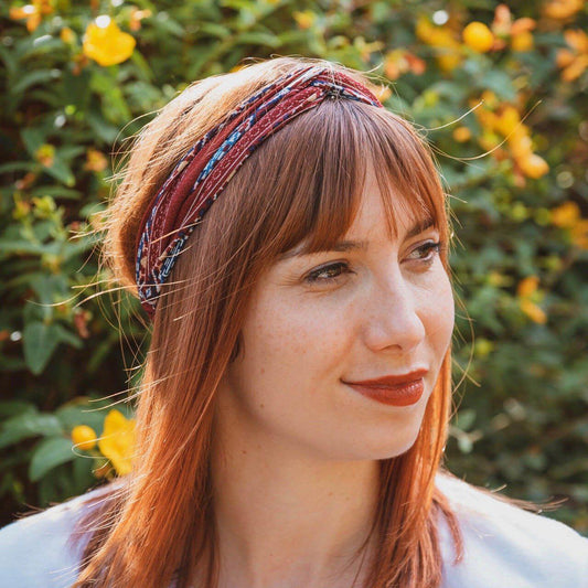 headband femme fleuri