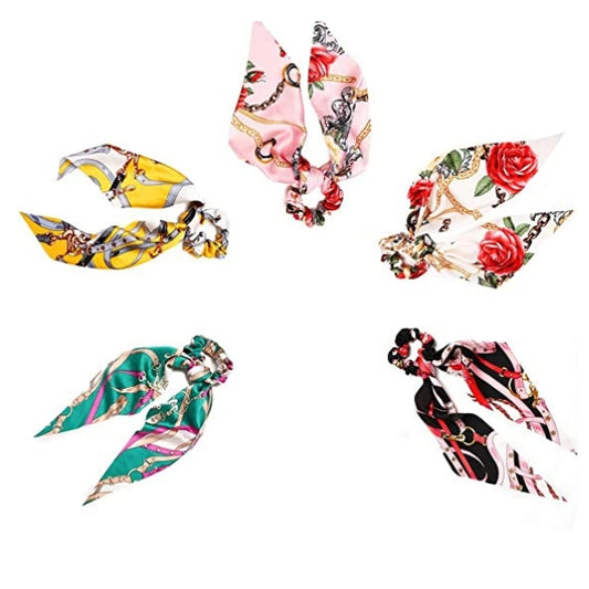 lot de 5 foulards cheveux