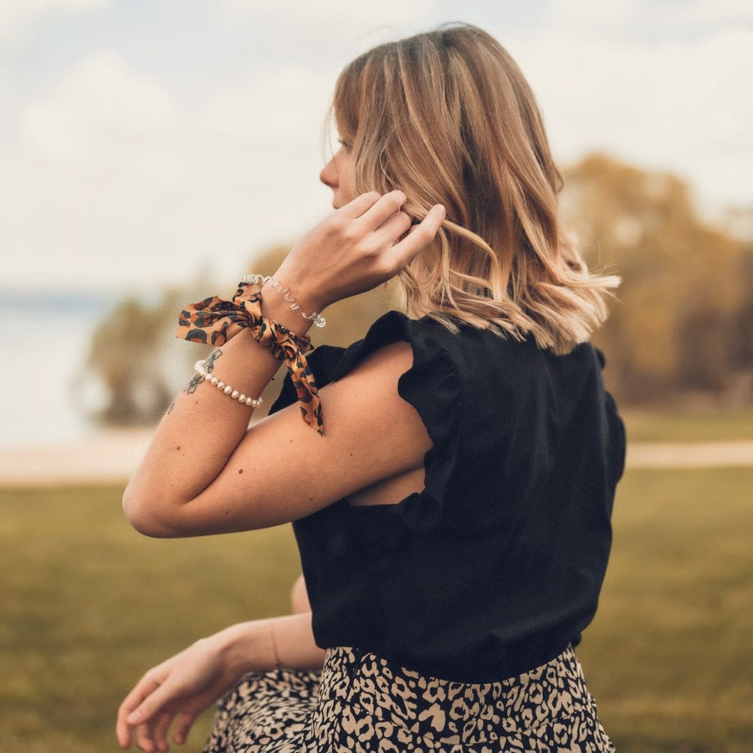 petit foulard léopard femme