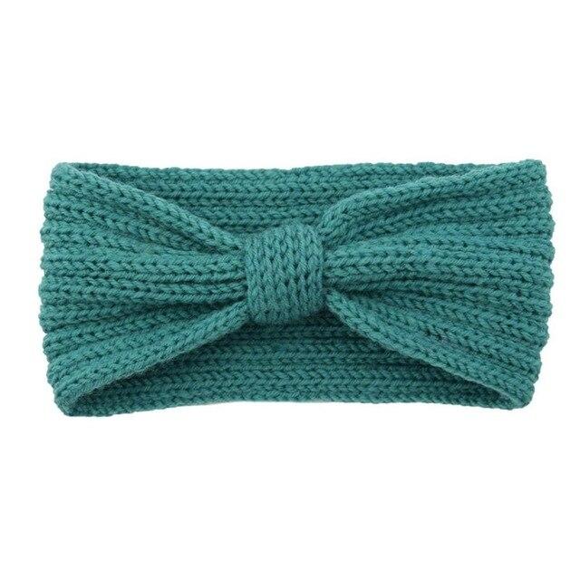 Bandeau Laine Vert | Adopte un Chouchou