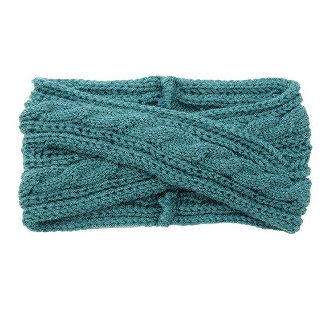 Bandeau Laine Vert Menthe | Adopte un Chouchou