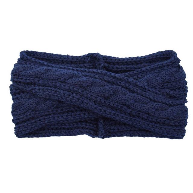 Bandeau Laine Bleu Marine | Adopte un Chouchou