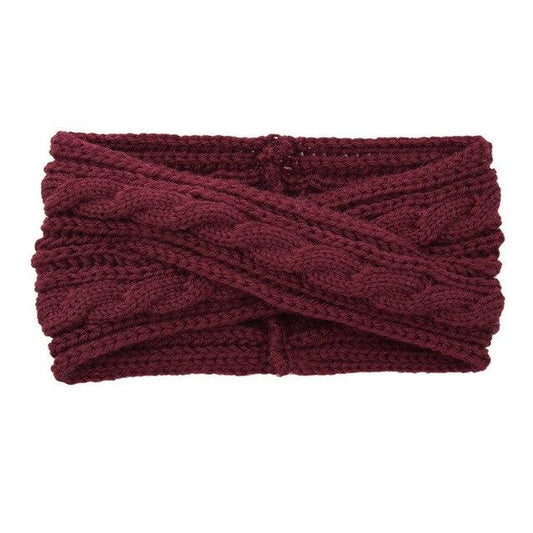 Bandeau Laine Bordeaux | Adopte un Chouchou